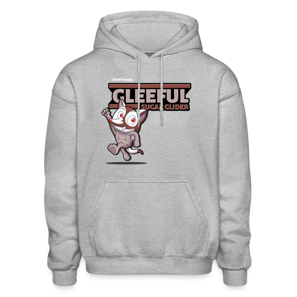 Gleeful Sugar Glider Character Comfort Adult Hoodie - heather gray