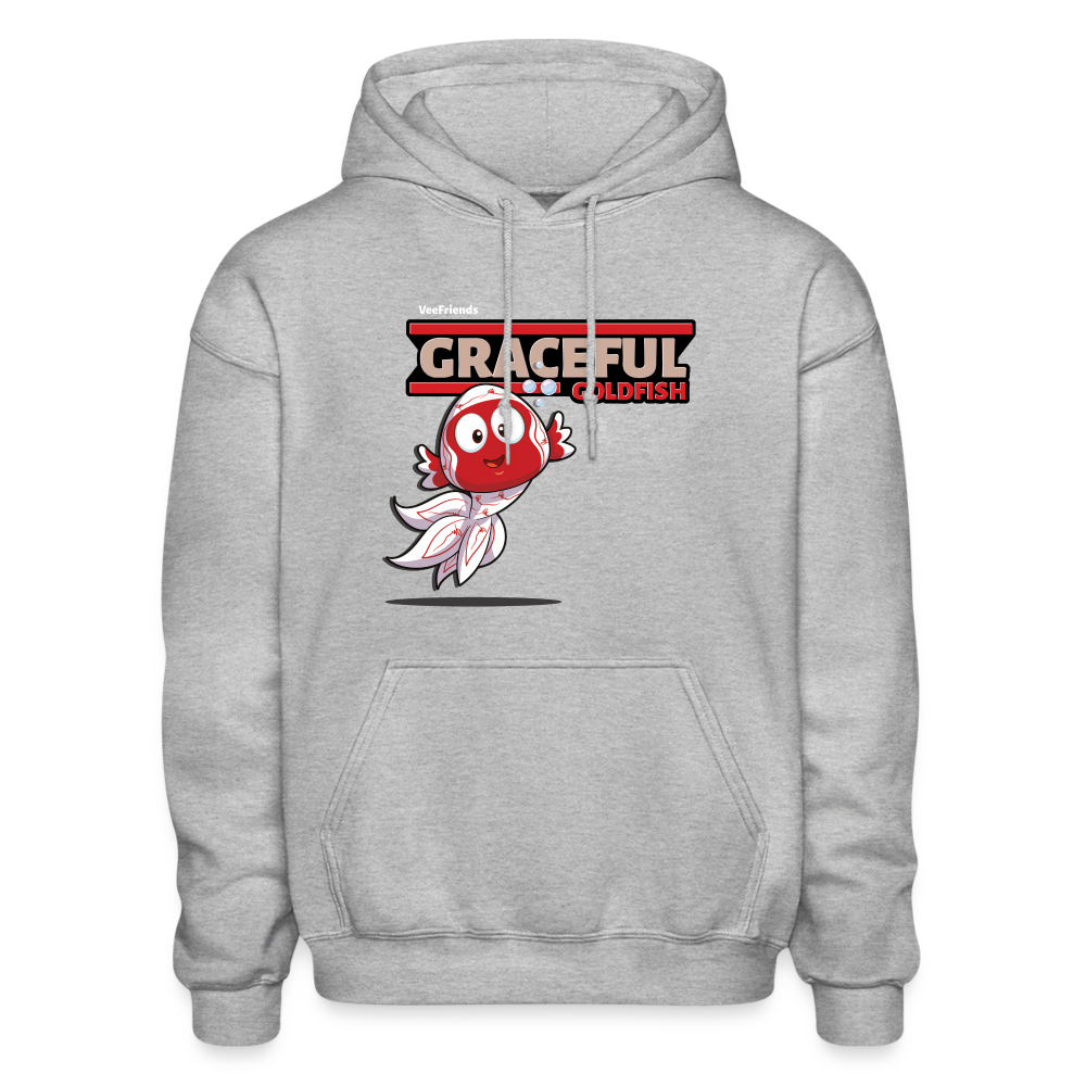 Graceful Goldfish Character Comfort Adult Hoodie - heather gray