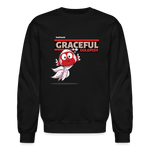 Graceful Goldfish Character Comfort Adult Crewneck Sweatshirt - black