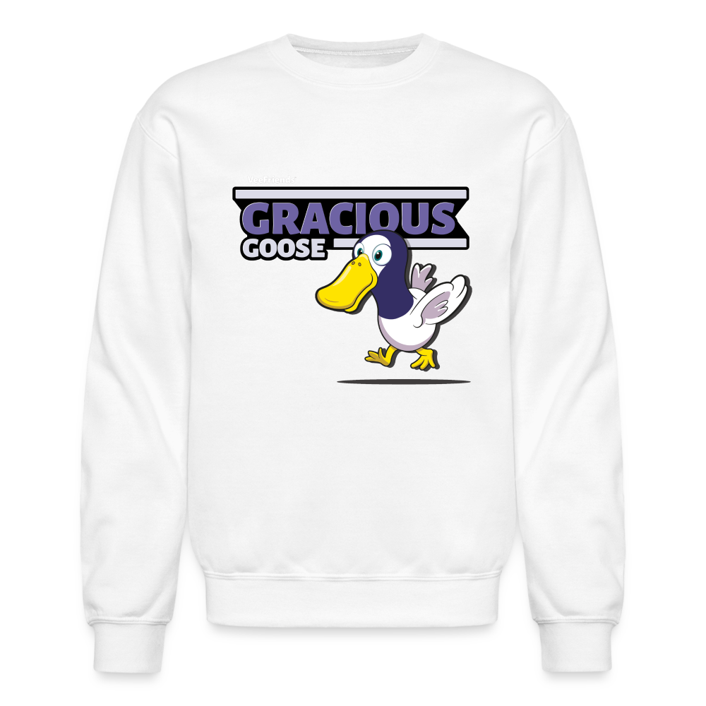 
            
                Load image into Gallery viewer, Gracious Goose Character Comfort Adult Crewneck Sweatshirt - white
            
        