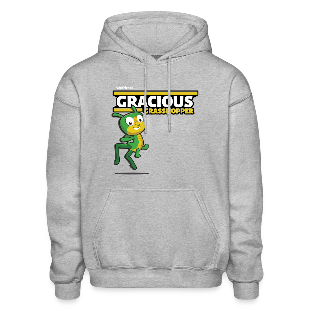 Gracious Grasshopper Character Comfort Adult Hoodie - heather gray