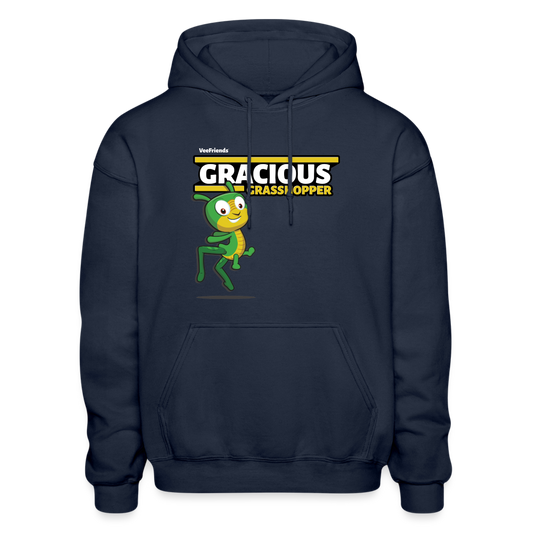 Gracious Grasshopper Character Comfort Adult Hoodie - navy