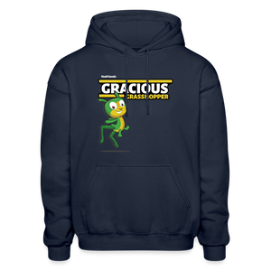 Gracious Grasshopper Character Comfort Adult Hoodie - navy