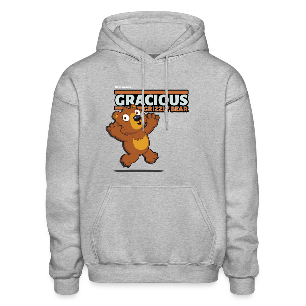 Gracious Grizzly Bear Character Comfort Adult Hoodie - heather gray