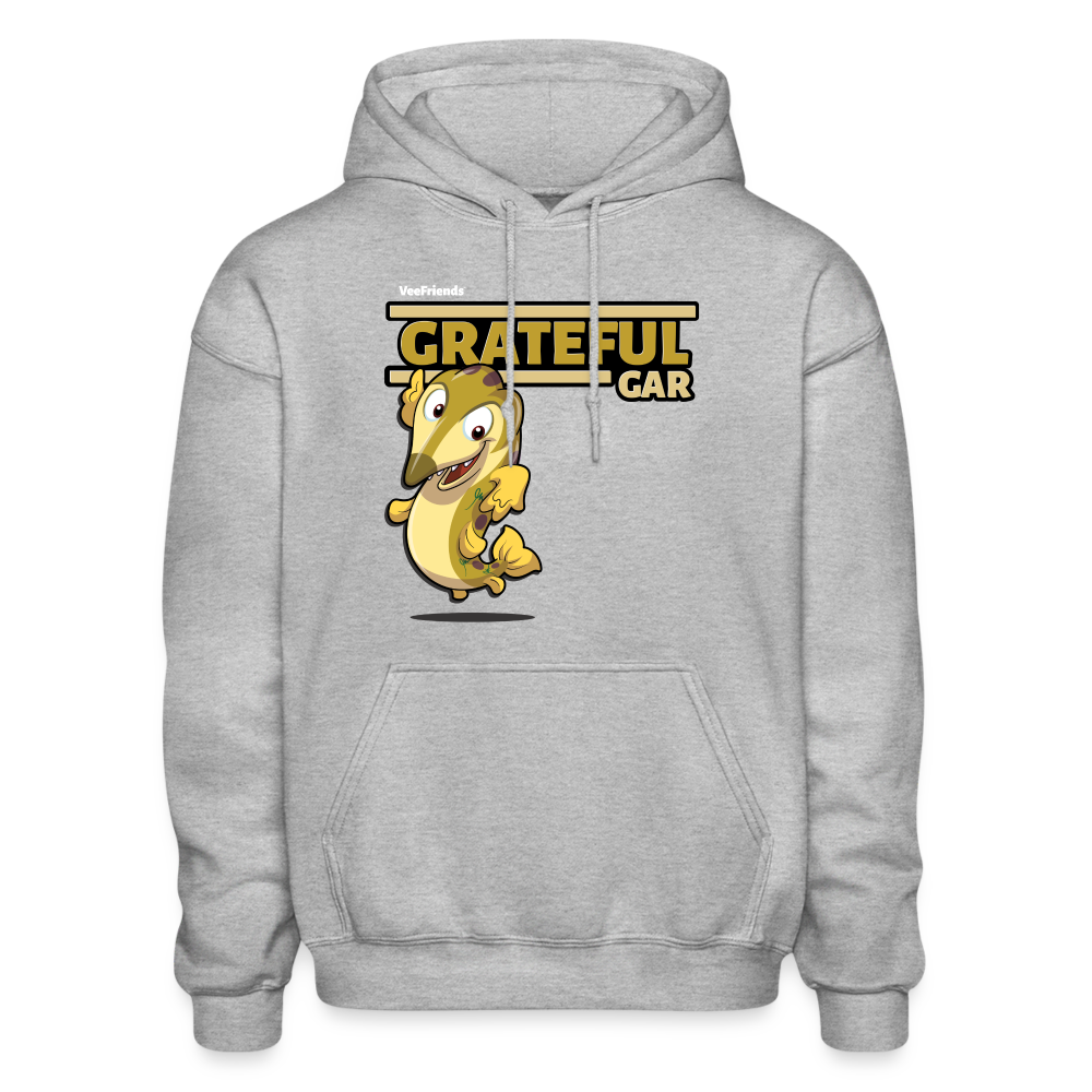 Grateful Gar Character Comfort Adult Hoodie - heather gray