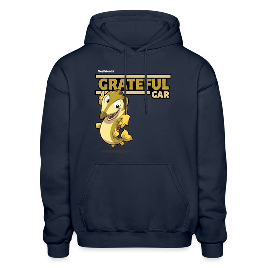 Grateful Gar Character Comfort Adult Hoodie - navy