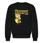 Grateful Gar Character Comfort Adult Crewneck Sweatshirt - black