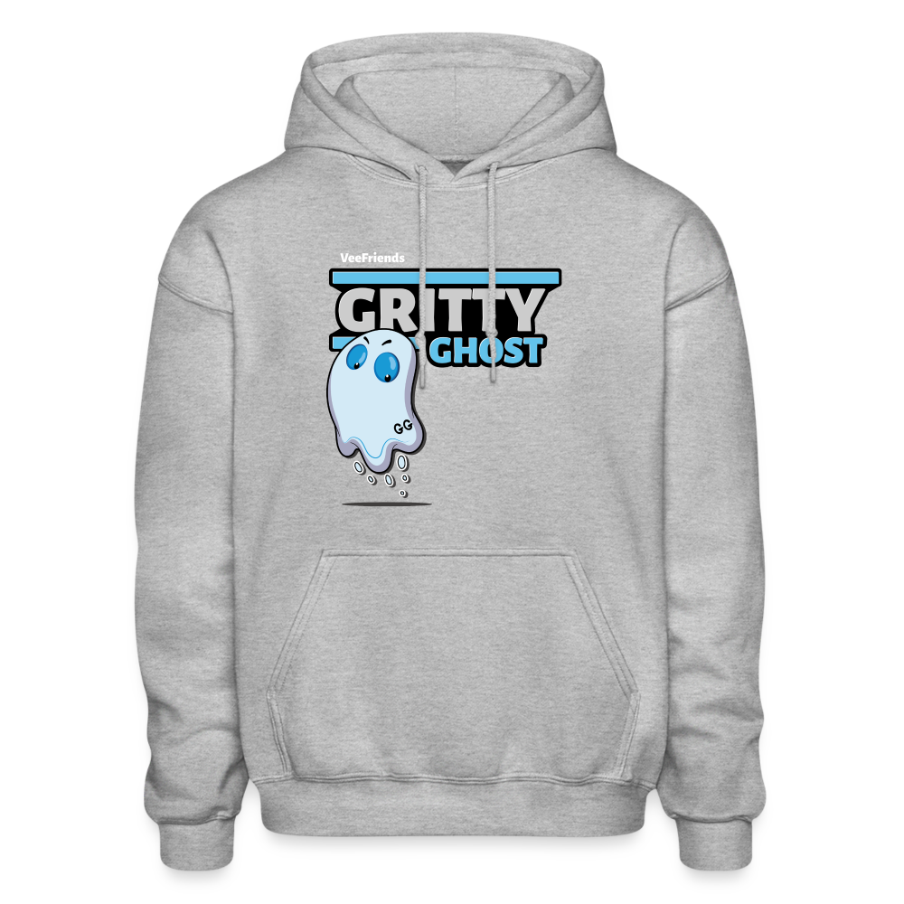 Gritty Ghost Character Comfort Adult Hoodie - heather gray