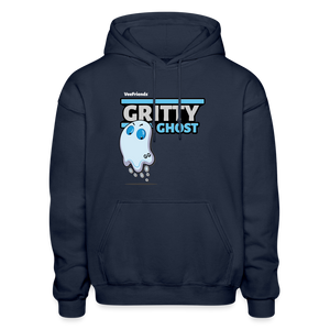 
            
                Load image into Gallery viewer, Gritty Ghost Character Comfort Adult Hoodie - navy
            
        