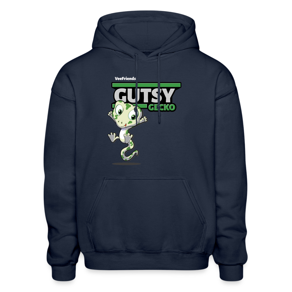 Gutsy Gecko Character Comfort Adult Hoodie - navy