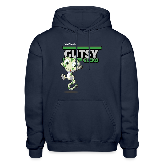 Gutsy Gecko Character Comfort Adult Hoodie - navy