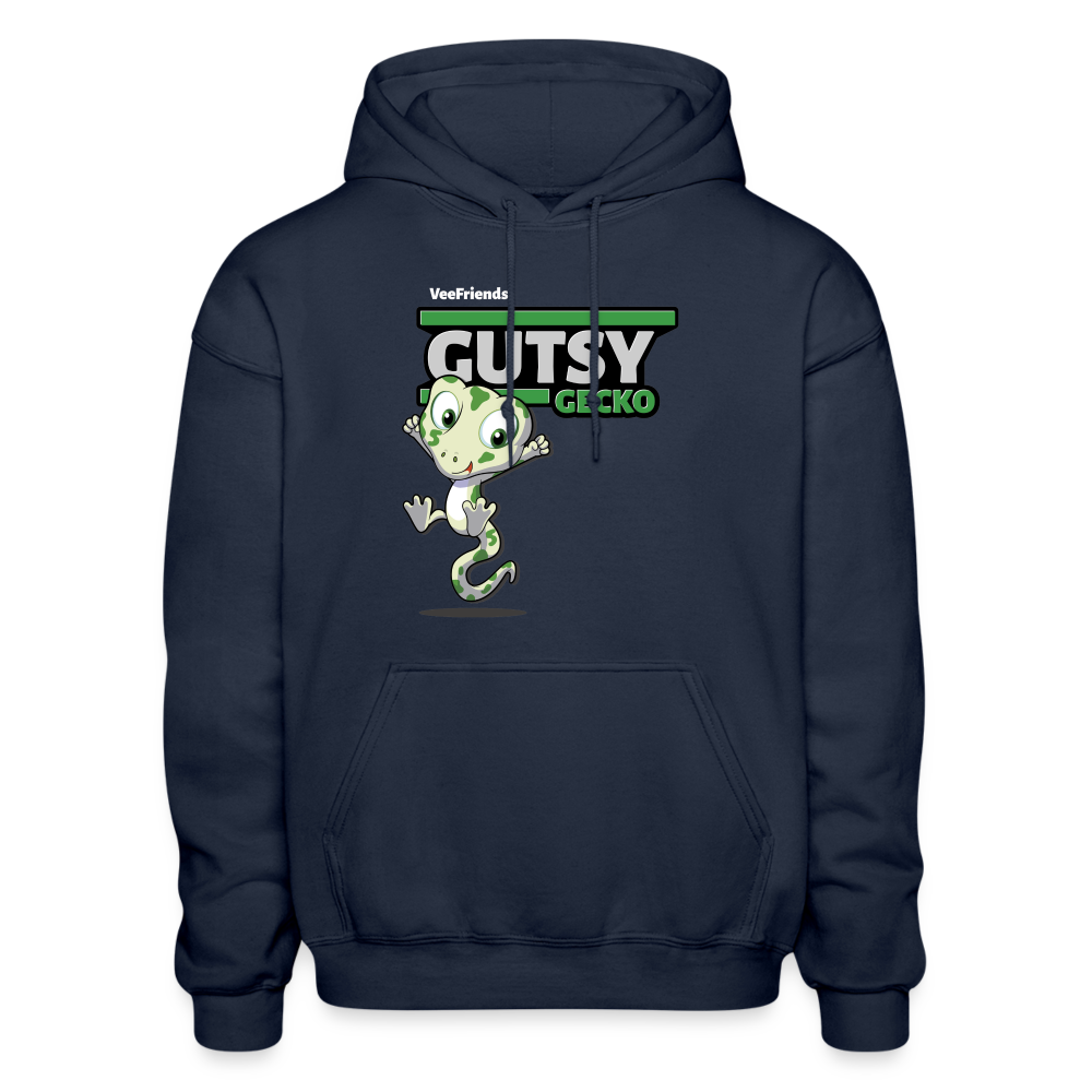 
            
                Load image into Gallery viewer, Gutsy Gecko Character Comfort Adult Hoodie - navy
            
        