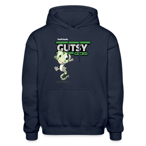 
            
                Load image into Gallery viewer, Gutsy Gecko Character Comfort Adult Hoodie - navy
            
        