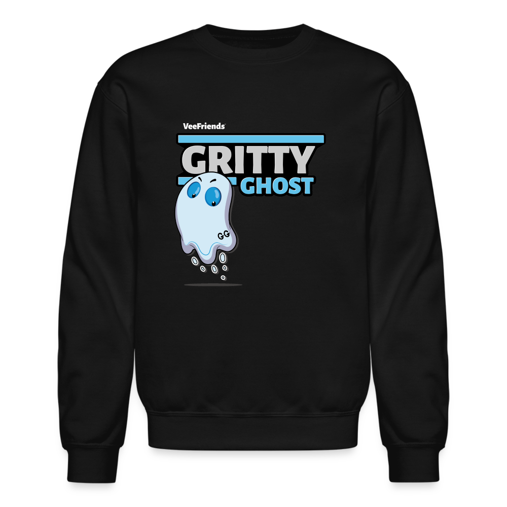 
            
                Load image into Gallery viewer, Gritty Ghost Character Comfort Adult Crewneck Sweatshirt - black
            
        