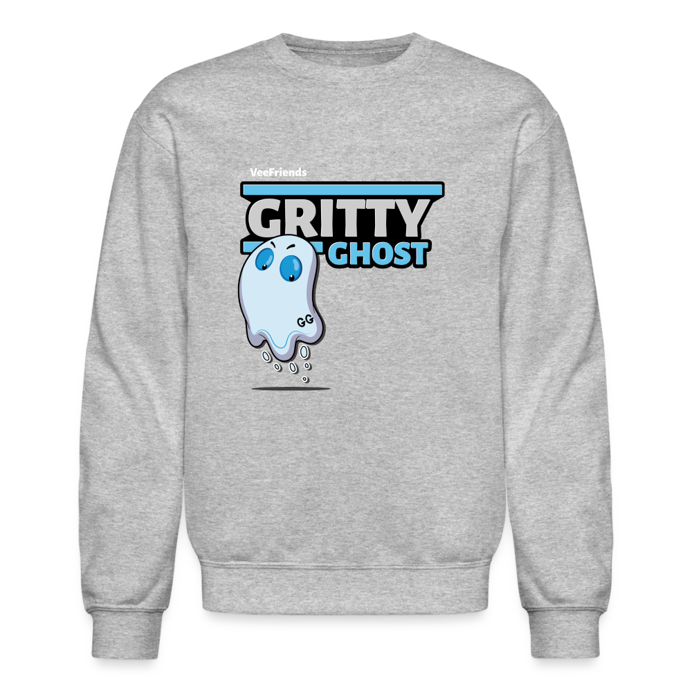 
            
                Load image into Gallery viewer, Gritty Ghost Character Comfort Adult Crewneck Sweatshirt - heather gray
            
        