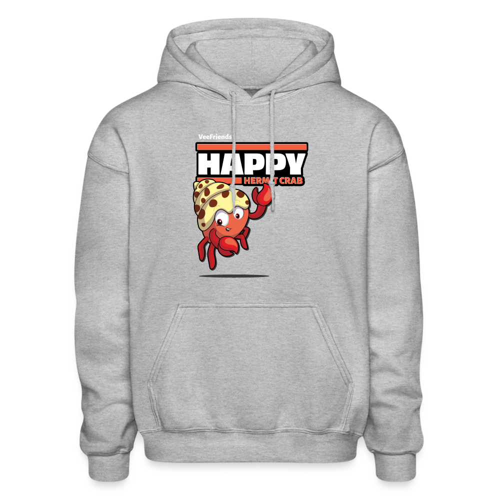 
            
                Load image into Gallery viewer, Happy Hermit Crab Character Comfort Adult Hoodie - heather gray
            
        