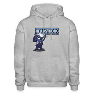 
            
                Load image into Gallery viewer, Headstrong Honey Badger Character Comfort Adult Hoodie - heather gray
            
        