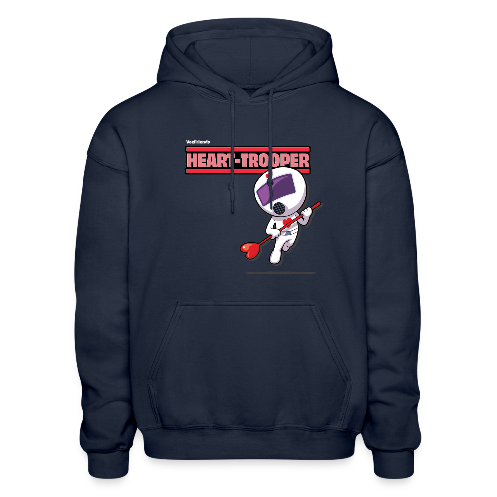 Heart-Trooper Character Comfort Adult Hoodie - navy