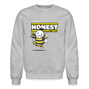 
            
                Load image into Gallery viewer, Honest Honey Bee Character Comfort Adult Crewneck Sweatshirt - heather gray
            
        