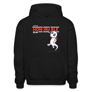 
            
                Load image into Gallery viewer, Honorable Olm Character Comfort Adult Hoodie - black
            
        