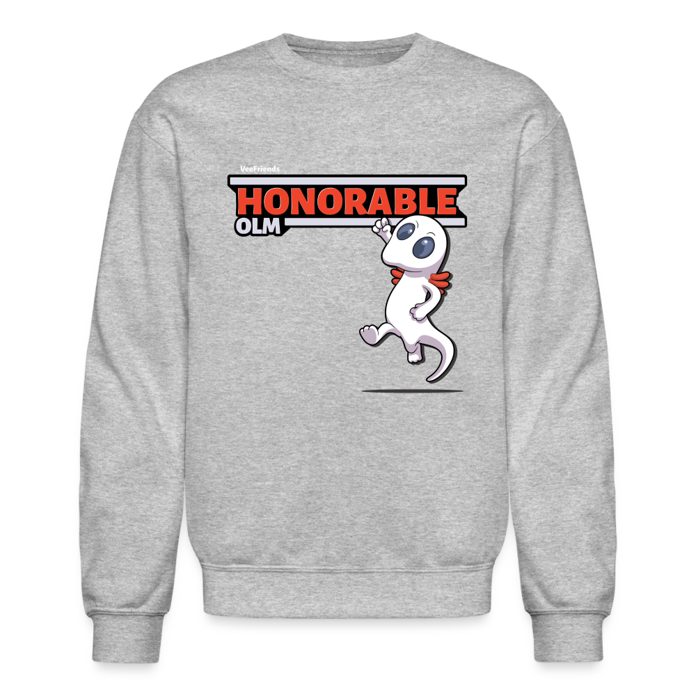 
            
                Load image into Gallery viewer, Honorable Olm Character Comfort Adult Crewneck Sweatshirt - heather gray
            
        