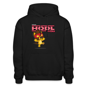 Hodl Hyena Character Comfort Adult Hoodie - black