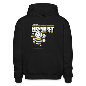 Honest Honey Bee Character Comfort Adult Hoodie - black