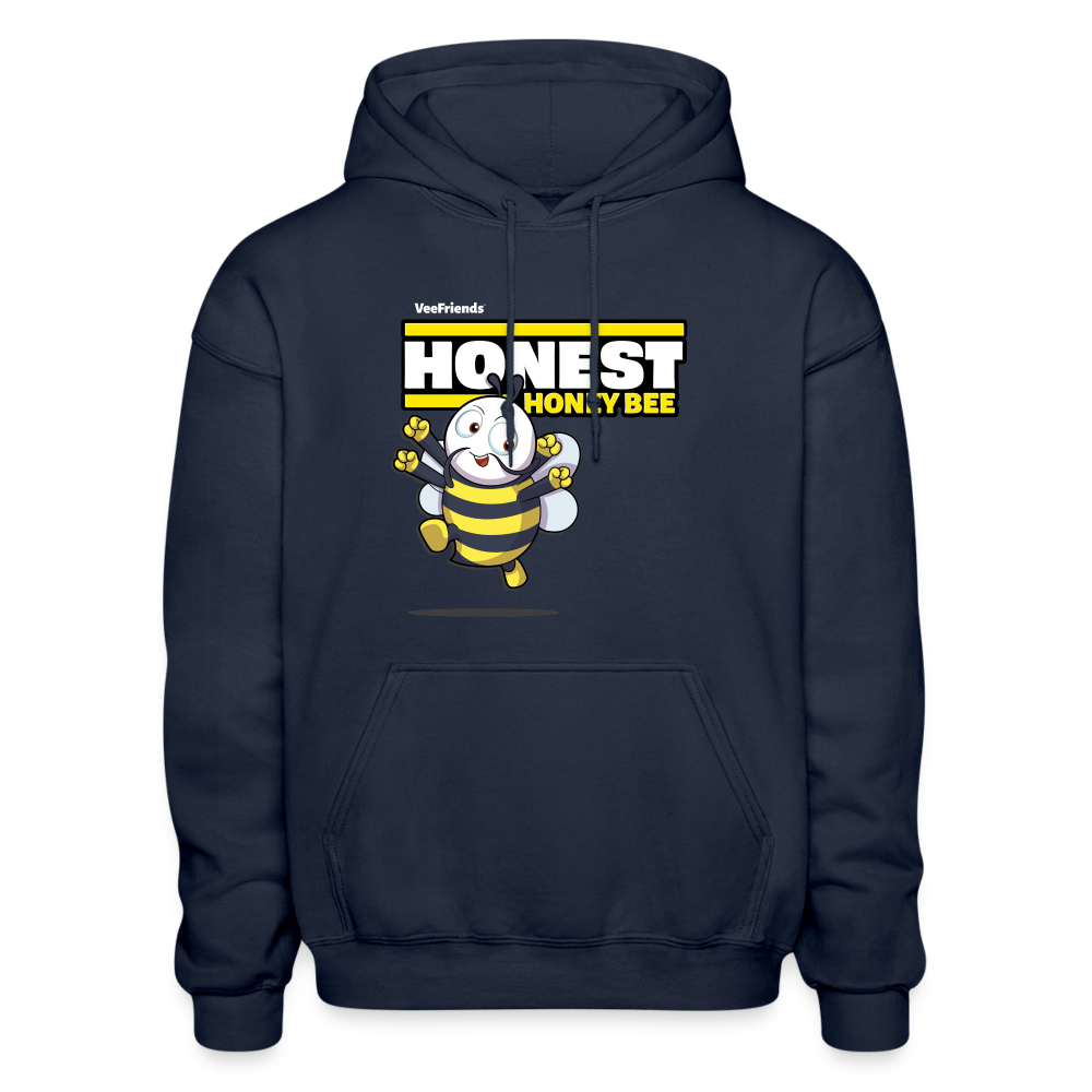 Honest Honey Bee Character Comfort Adult Hoodie - navy