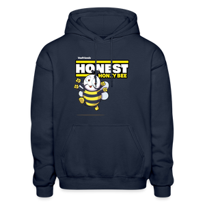 
            
                Load image into Gallery viewer, Honest Honey Bee Character Comfort Adult Hoodie - navy
            
        