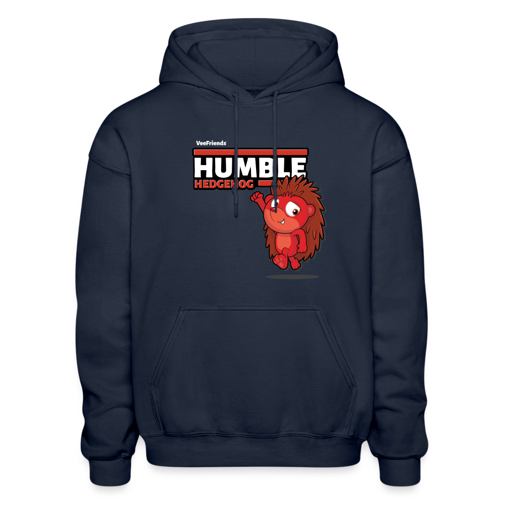 Humble Hedgehog Character Comfort Adult Hoodie - navy