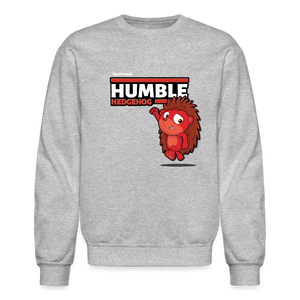 
            
                Load image into Gallery viewer, Humble Hedgehog Character Comfort Adult Crewneck Sweatshirt - heather gray
            
        