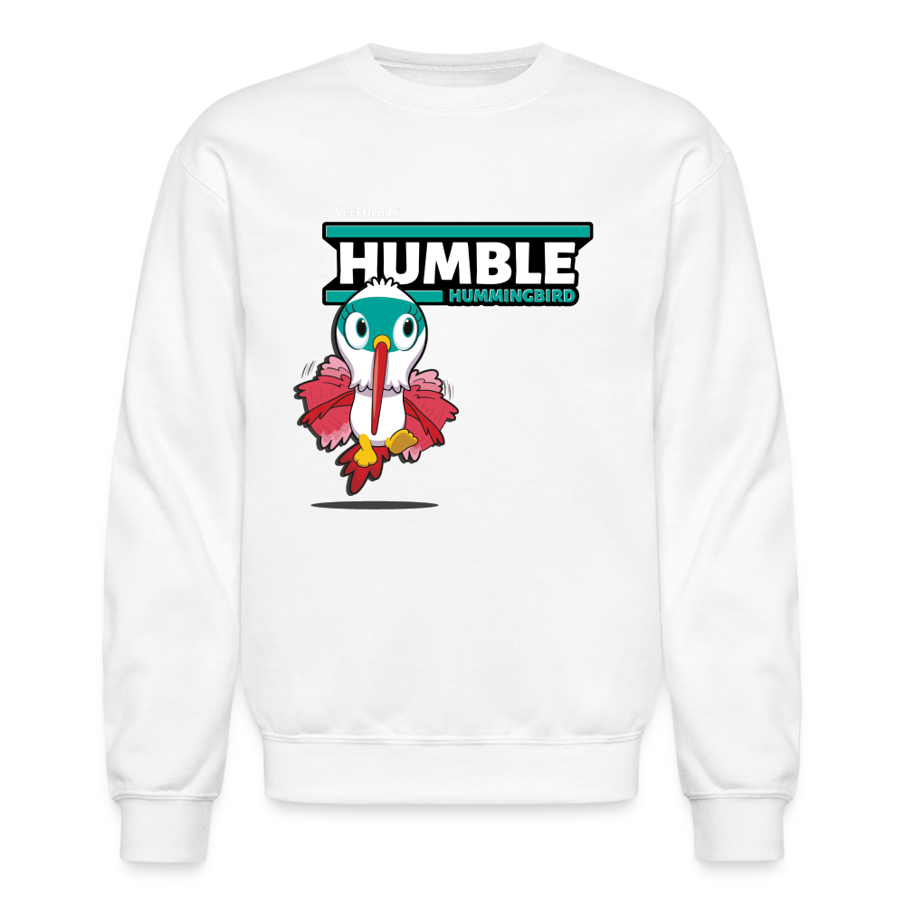 
            
                Load image into Gallery viewer, Humble Hummingbird Character Comfort Adult Crewneck Sweatshirt - white
            
        