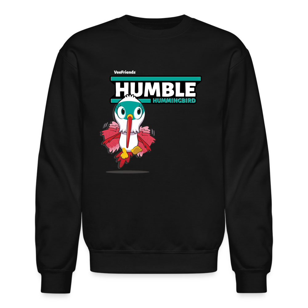 
            
                Load image into Gallery viewer, Humble Hummingbird Character Comfort Adult Crewneck Sweatshirt - black
            
        
