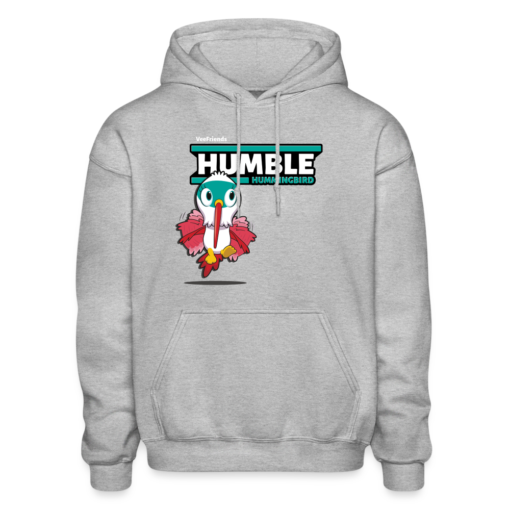 Humble Hummingbird Character Comfort Adult Hoodie - heather gray
