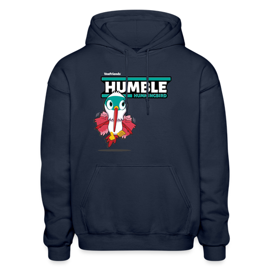 Humble Hummingbird Character Comfort Adult Hoodie - navy