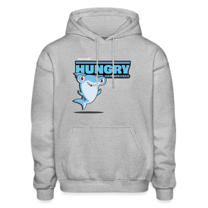 Hungry Hammerhead Character Comfort Adult Hoodie - heather gray