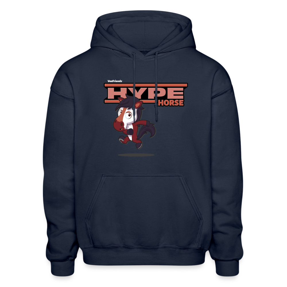 Hype Horse Character Comfort Adult Hoodie - navy