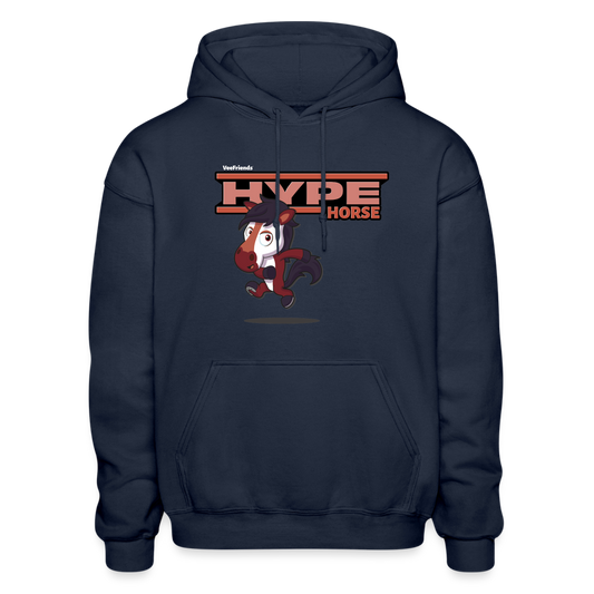 Hype Horse Character Comfort Adult Hoodie - navy