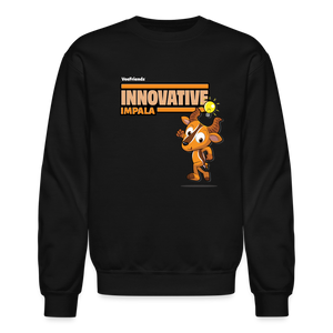
            
                Load image into Gallery viewer, Innovative Impala Character Comfort Adult Crewneck Sweatshirt - black
            
        