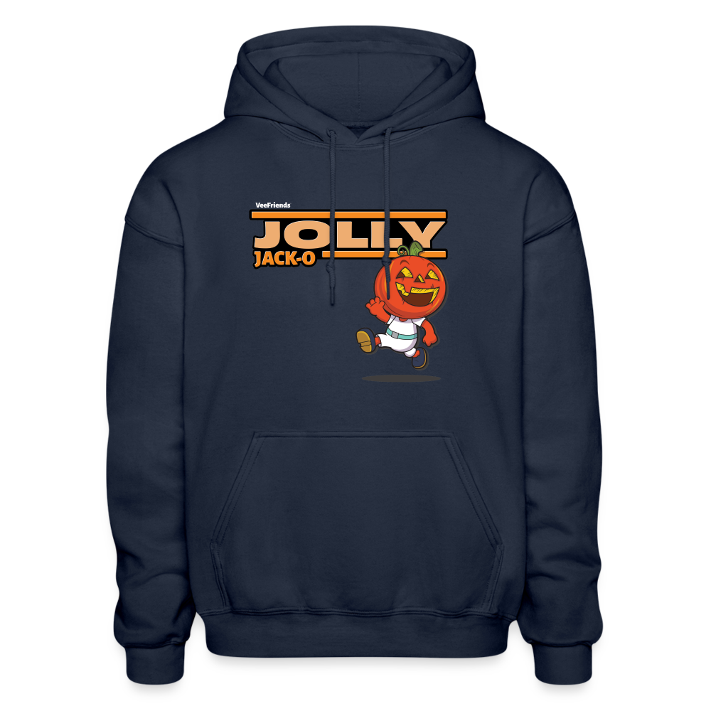 
            
                Load image into Gallery viewer, Jolly Jack-O Character Comfort Adult Hoodie - navy
            
        