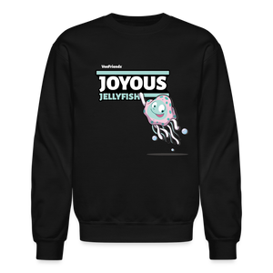 
            
                Load image into Gallery viewer, Joyous Jellyfish Character Comfort Adult Crewneck Sweatshirt - black
            
        