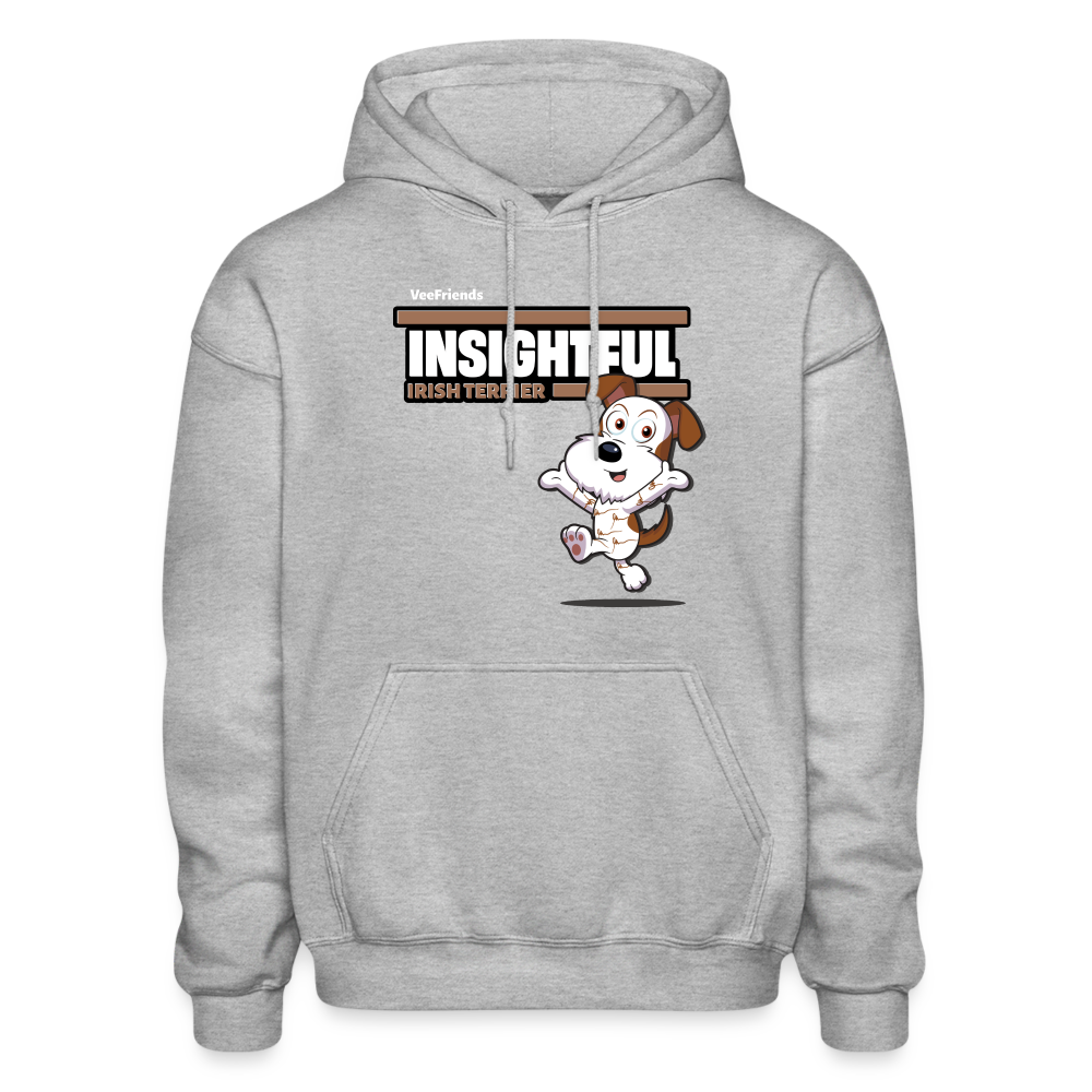 Insightful Irish Terrier Character Comfort Adult Hoodie - heather gray