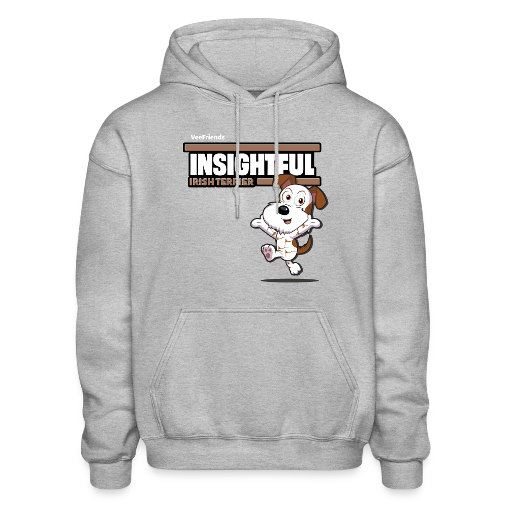 
            
                Load image into Gallery viewer, Insightful Irish Terrier Character Comfort Adult Hoodie - heather gray
            
        