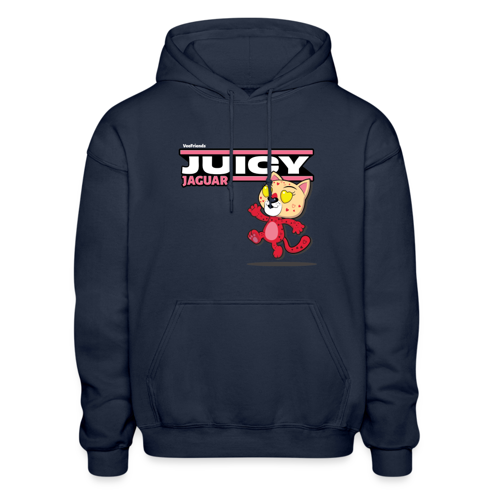 
            
                Load image into Gallery viewer, Juicy Jaguar Character Comfort Adult Hoodie - navy
            
        