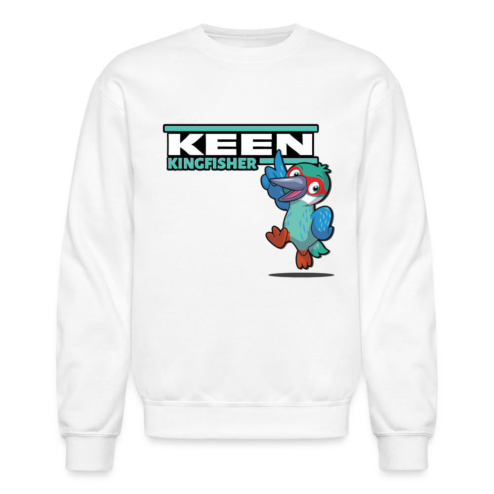 Keen Kingfisher Character Comfort Adult Crewneck Sweatshirt - white