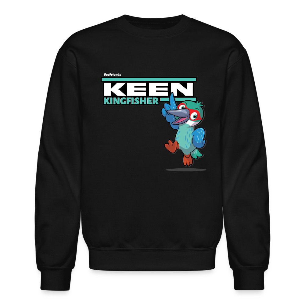 Keen Kingfisher Character Comfort Adult Crewneck Sweatshirt - black