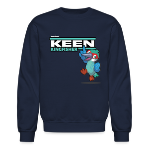 
            
                Load image into Gallery viewer, Keen Kingfisher Character Comfort Adult Crewneck Sweatshirt - navy
            
        