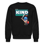 Kind-Warrior Character Comfort Adult Crewneck Sweatshirt - black