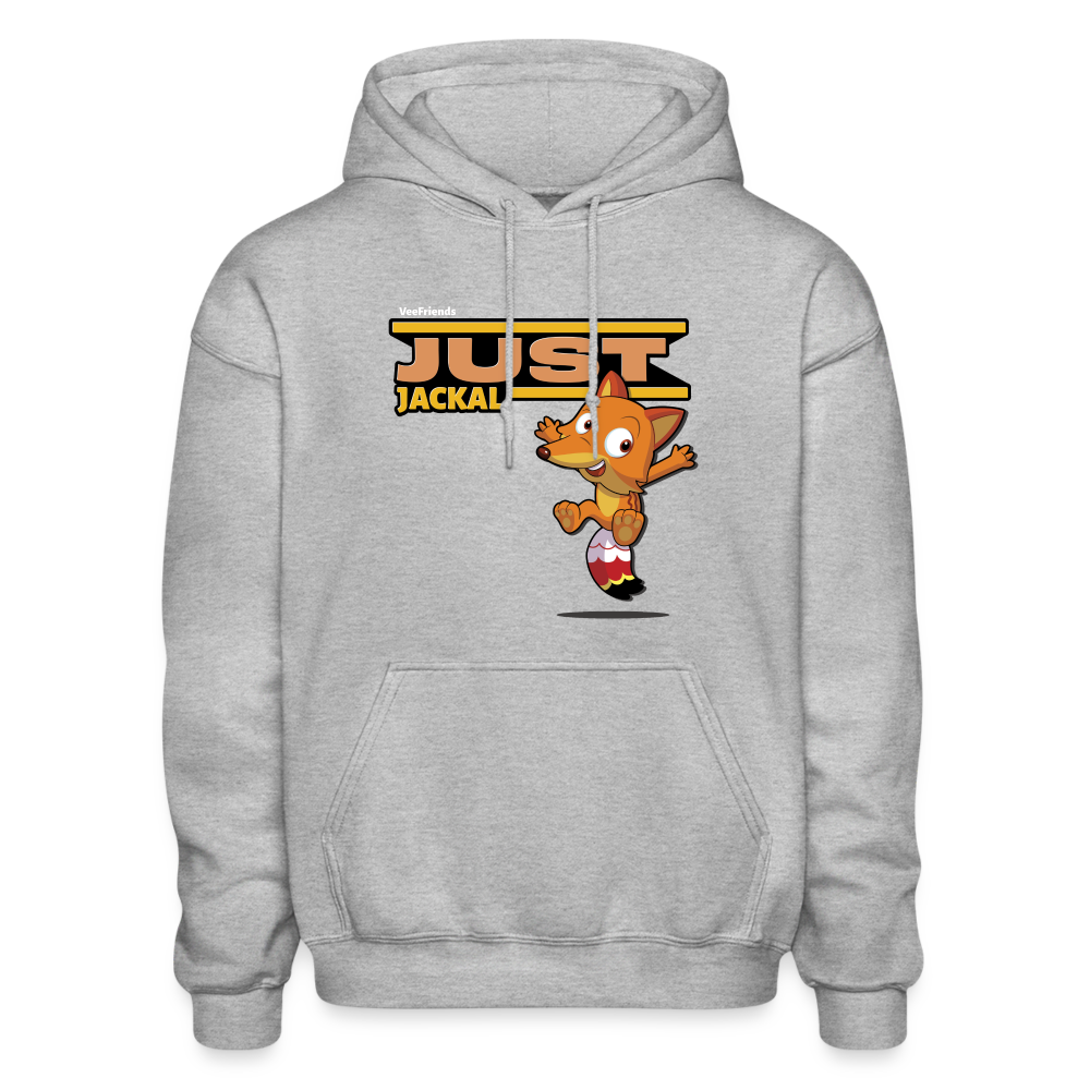 Just Jackal Character Comfort Adult Hoodie - heather gray