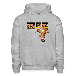 Just Jackal Character Comfort Adult Hoodie - heather gray